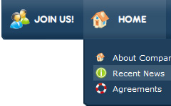 Button Crystal Expression Design Drop Down Menu Voor Frontpage 2003