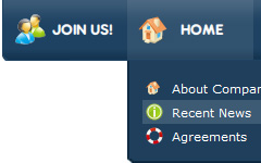 Drop Down Navigation Expression Web Free Office Front Page Template Submenu