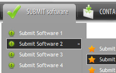 Frontpage Submenu Horizontal Menu Control In Expression Blend