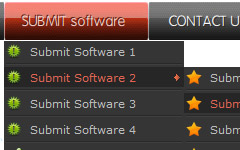 Orange Black Css Web Expression Template Front Page Icon
