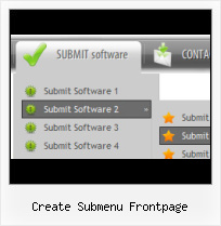 Fireworks Rollover Buttons In Frontpage 2002 Submenu Frontpage