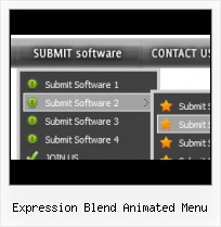 Submenus Expression Blend Frontpage Navigation Buttons