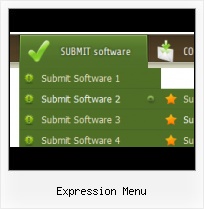 Web Express 2 0 Site Menu Ms Expression Vista Style