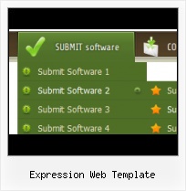 Expression Design 3 Button Tutorial Tutorial Menu Desplegable Front Page