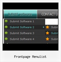 Frontpage Editor Animated Drop Down Menu Design Tabs Expression Design