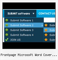 Insert Sub Menu Expression 2007 Frontpage Glass Buttons