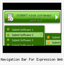 Glossy Navigation Bar Expression Image Mouseover With Expressions