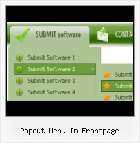 Web Expression 3 Submit Button Frontpage Pull Down Menu App
