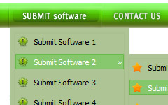 Frontpage Template Virtual Tabs Green Create Fancy Buttons Expression