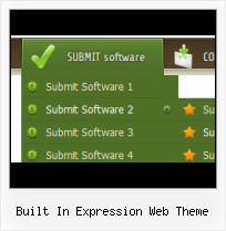 Navigation Bar For Expression Web Expression Menu