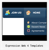 Pop Up Menu Frontpage Glass Button Xaml Expression Designer