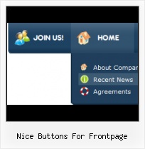 Expression Design Gel Button Custom Drop Down Menu Frontpage